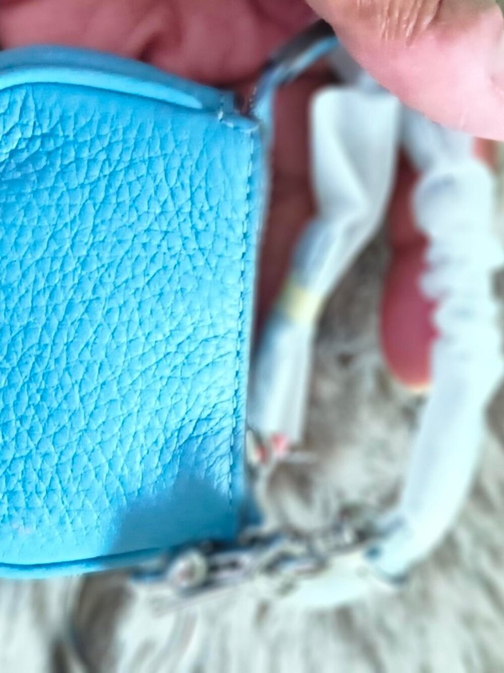 NWT, COACH, Mini Nolita Bag Charm,   Blue - Picture 2 of 2
